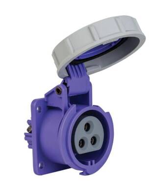 Mete Enerji 406549V 3x16A. Makine Prizi Düz 20-25V Vidalı - METE ENERJİ